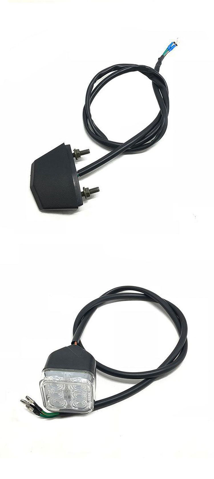 Kweis K18 Huswana Constant Ship Two-stroke NC Off-road Vehicle Modified Rear Wheel Rear Mudguard Tail License Plate Lamp