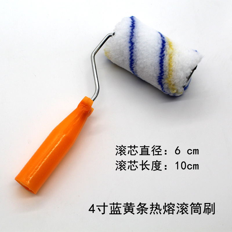 Cepillo de rodillo de pintura directa de fábrica de 9 pulgadas sin ángulo muerto de 4 pulgadas mini cepillo de herramientas al por mayor para uso industrial de pintura de látex doméstica