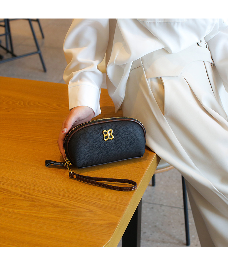 Strato superiore in pelle bovina per telefono cellulare di alta qualità e alla moda, piccola borsa in vera pelle, portafoglio zero, borsa da donna_voghion.com