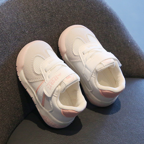 Baby shoes, men's autumn new baby shoes, non-slip toddler shoes, women's breathable mesh velcro children's shoes, direct sales