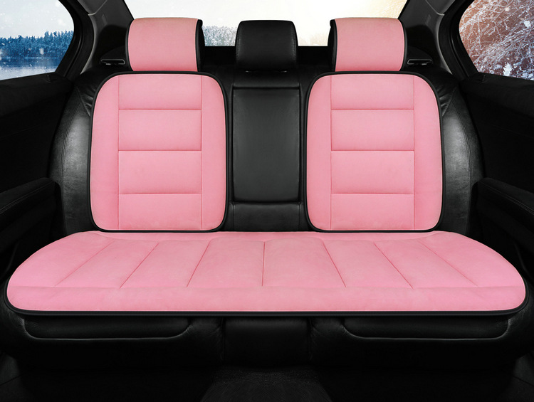 Thickened Velvet Warm Car Seat Cushion for Winter, Suitable for Sedan, Office, and Home Use, Autumn and Winter Seat Cushion for Single or Front Passenger Seat