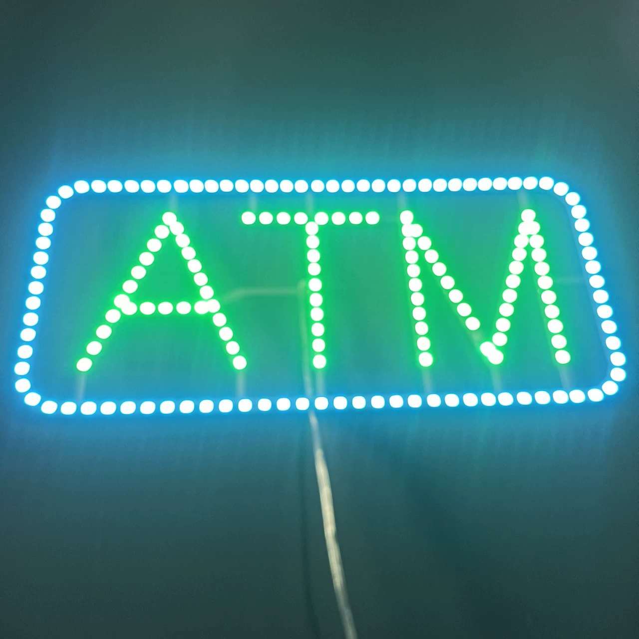 Светодиодная панель с буквенными буквами, светодиодный источник света на печатной плате, внутренняя светодиодная вывеска, персонализированная цифровая вывеска для банкоматов, высокояркая полноцветная подсветка.