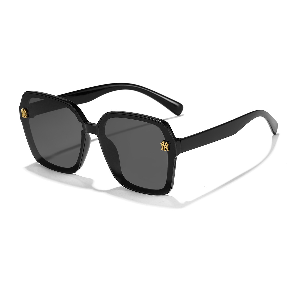 Hoja gris negro brillante
