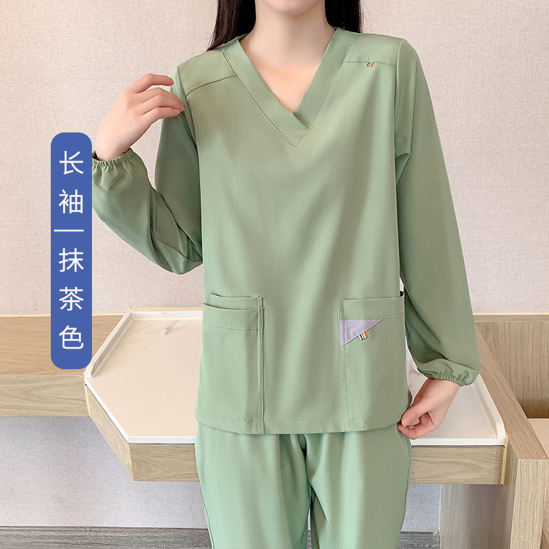 여성용 말차 컬러 긴팔 [통관시 반품 불가]