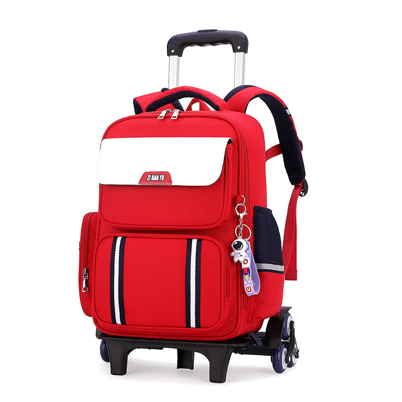 Mochila escolar de tirón de pescado natural para estudiantes de primaria de 1 a 5 años, niños y niñas, explosiones transfronterizas ligeras a prueba de salpicaduras