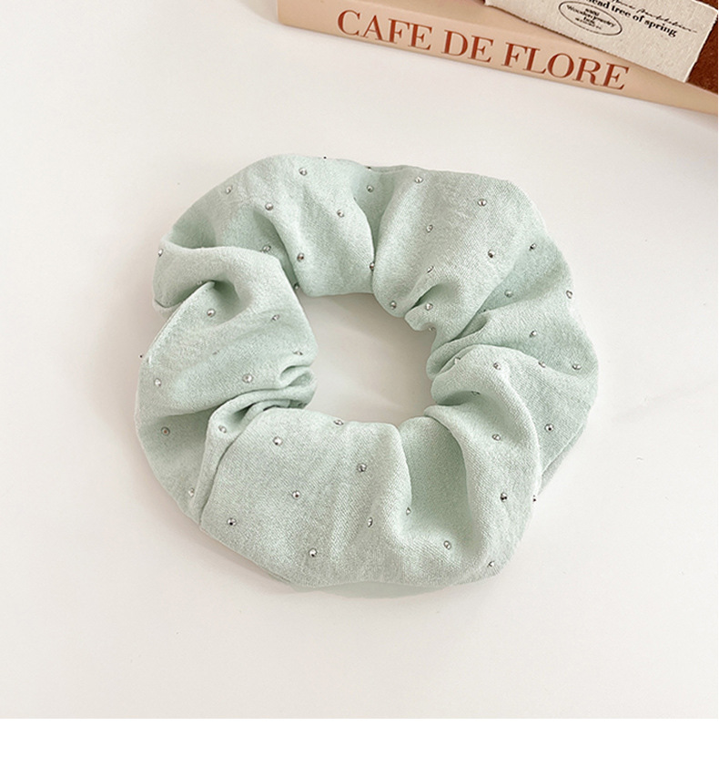 Solid Color Pattern Women's Gender Pleated Design Simple Style, Classic Style Style Women's Simple Style Classic Style Solid Color Pleated Hair Tie