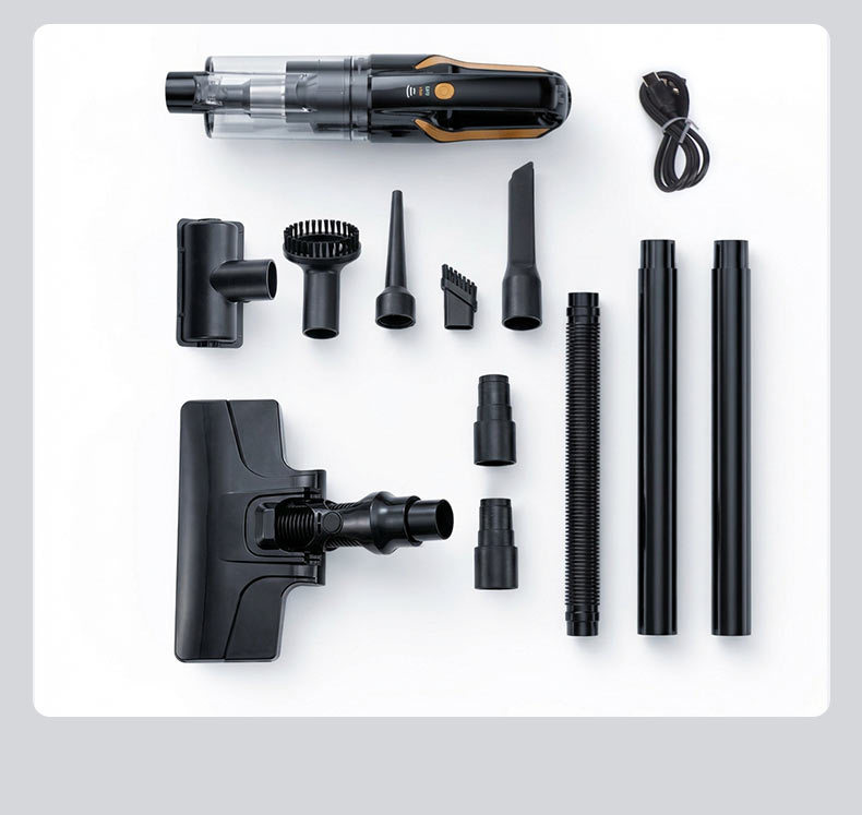 Wireless Handheld Vacuum Cleaner for Home Use with High Suction Power, Car-Mounted Blowing and Suction All-In-One Machine, Cyclone Dust Collection Bin, Smart Display for Vacuuming