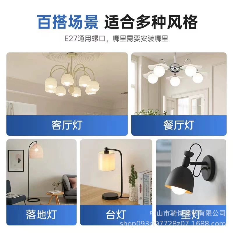 Bulb, LED energy-saving lamp, comfortable light spectrum, eyes protection, with screw socket