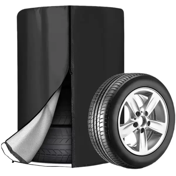 Cross-border processing of automobile tire cover Oxford cloth tire storage cover 4 wheel tire rain and dust cover