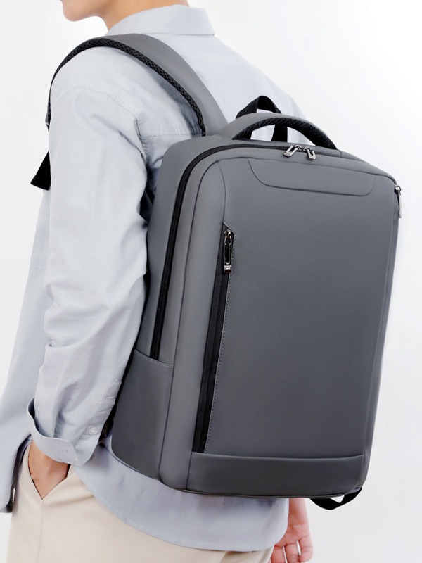 Nuevas mochilas de negocios transfronterizas USB mochila de computadora impermeable para hombres mochila de estudiantes de tela de Oxford de gran capacidad