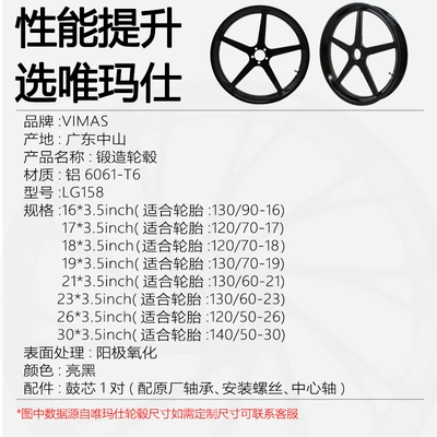 Touring Series Forged Aluminum – Motorcycle wheel hub
