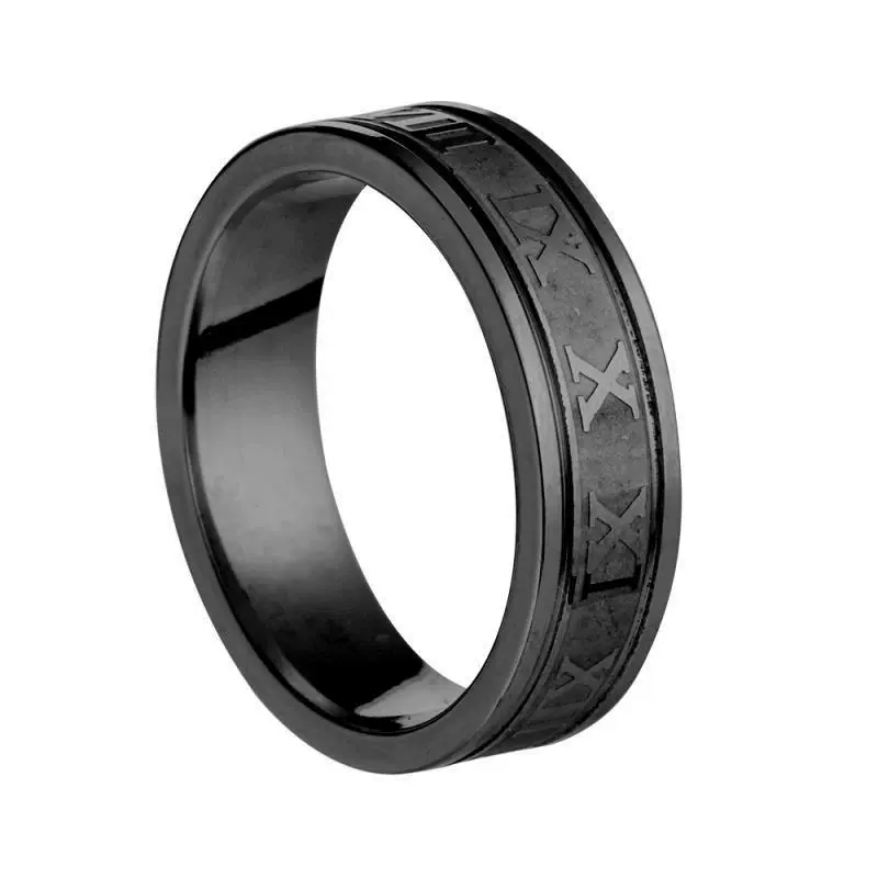 Ring stainless steel, small design jewelry, brand accessory, 6mm, does not fade, wholesale