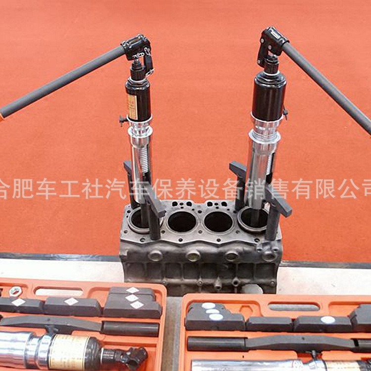 Extractor y prensa hidráulica transfronteriza de 10 toneladas para camisas de cilindro, extractor de cilindros automotrices, extractor de cilindros de tipo seco, herramienta de desmontaje para mantenimiento automotriz.