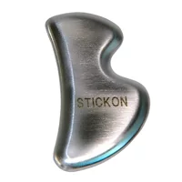 Трансграничный хит продаж B-образной формы STICKON, скребковая доска из нержавеющей стали, нож для лица, острый металлический массажер для лица GUASHA