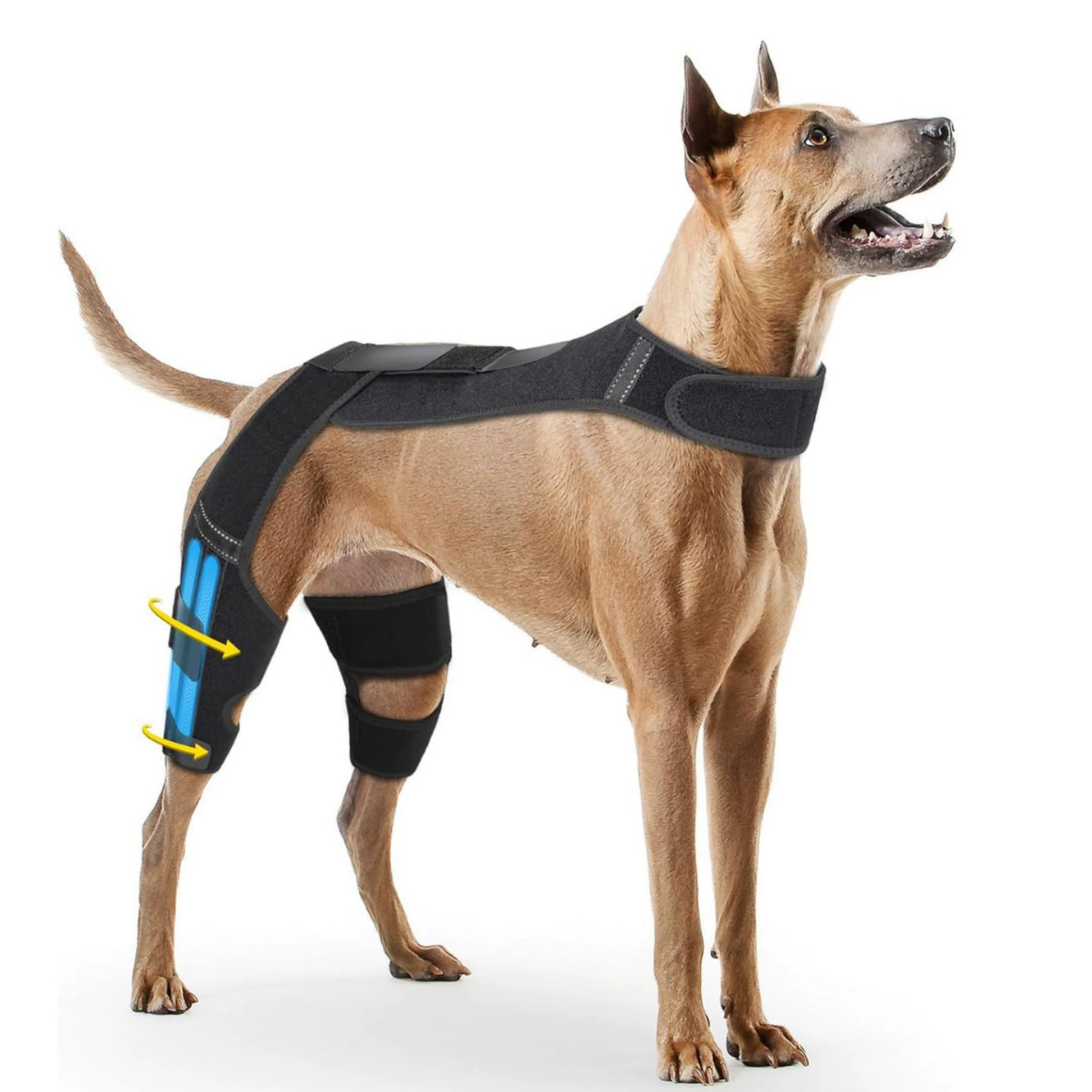 Трансграничные образцы домашних животных собаки тазобедренный сустав наколенник собаки ноги анти-лизать восстановление бинты хирургический чехол для защиты от травм собаки