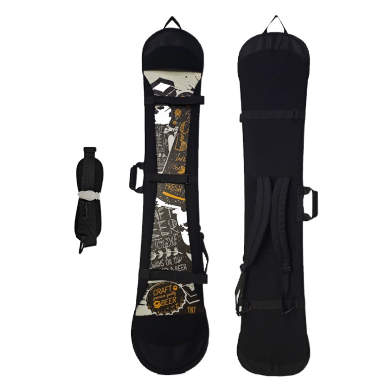 Широкий ремень для переноски сноуборда со съемным плечевым ремнем, легкий и портативный.