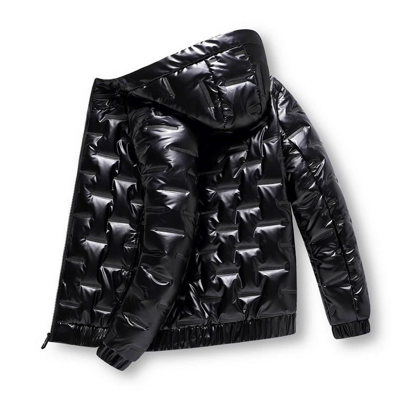 Men's winter short down jacket, trend keep warm hoody