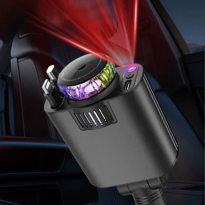 New starry sky ceiling aromatherapy spray ambient light four-in-one data cable super fast charging car charger