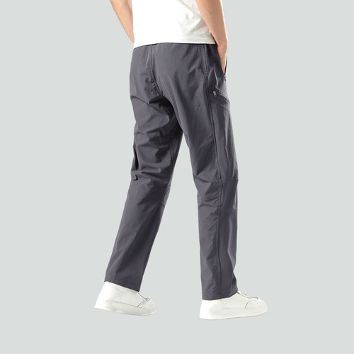 Spring Niaojia same style outdoor mountaineering breathable quick-drying pants men's thin elastic casual pants three-dimensional slim straight pants
