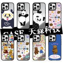 CASET联名小熊女孩适用苹果iPhone16ProMax手机壳15Pro潮牌14镜面