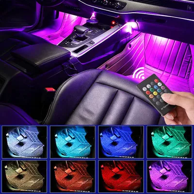 in-car 1-to-4 LED footwell lights, Other Automotive Interior Supplies