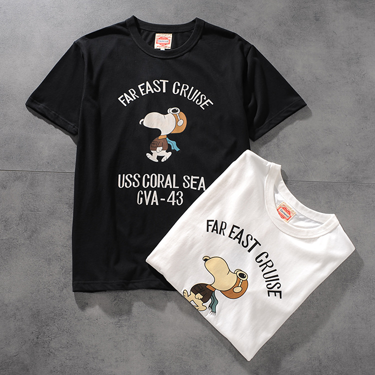 Spring and summer new American original cartoon print men's round-neck short-sleeved T-shirt youth half-sleeved shirt 809 2