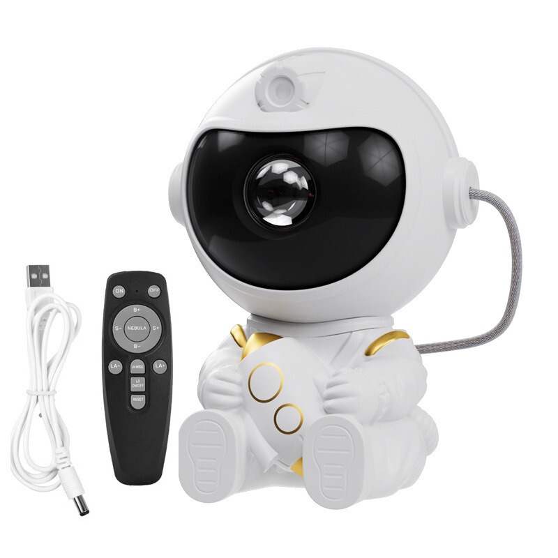 The Latest Astronaut Starry Sky Projection Lamp, Bluetooth Starry Sky Projection Lamp, Starry Atmosphere Lamp, Bedside Night Light