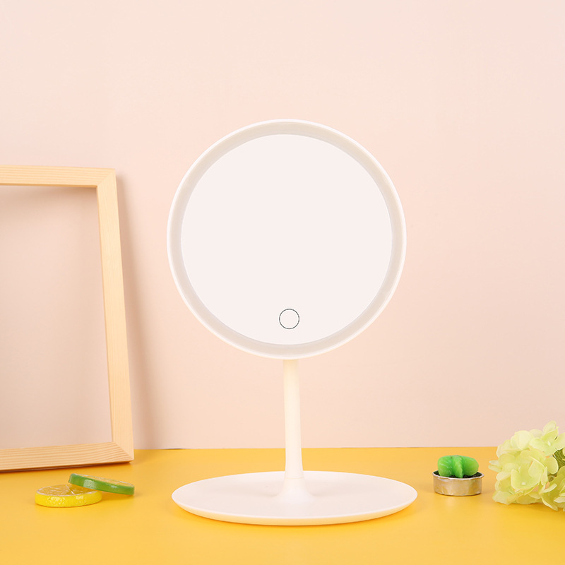 Gift Mirror Making Smart with Light Dressing Mirror Portable Female Student Beauty Mirror Touch Fill Light Led Make-up Mirror