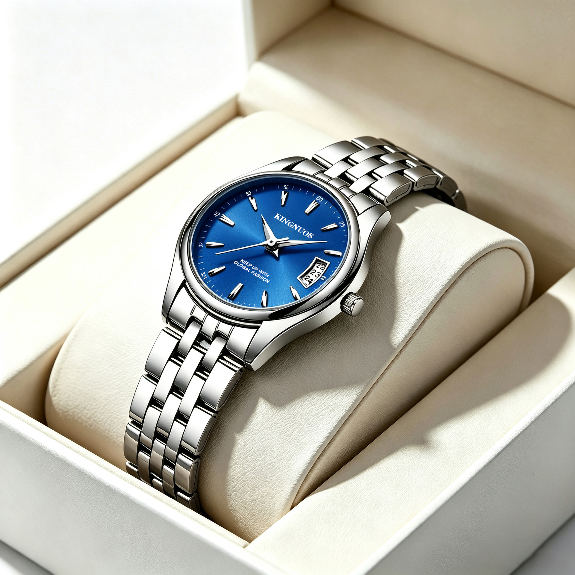 Steel Belt Bao Blue Pan Women's Women