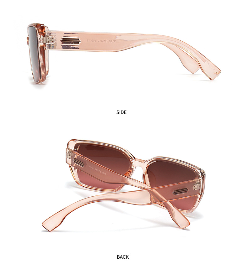 2023 foreign trade cross border metal accessories square frame sunglasses for men European and American street style sunglasses for women wholesale 9120_voghion.com