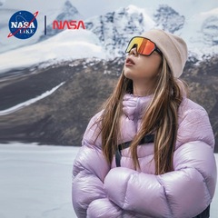 NASALIKE太阳石同款5000GT鹅绒服1000蓬户外滑雪粉色kls羽绒服冬