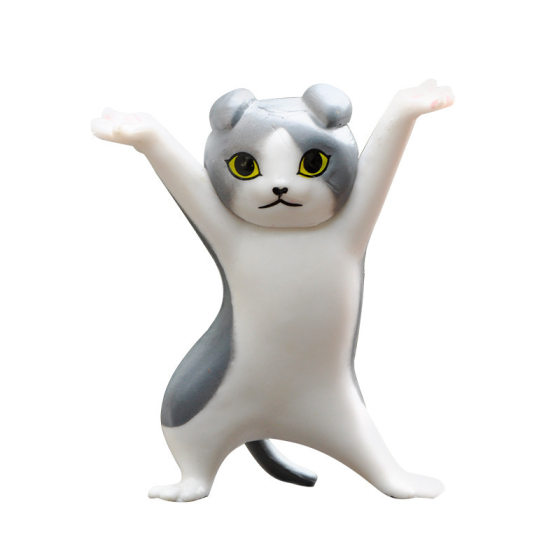New three-generation pen Enchanting cat cute cartoon cat everything can lift small coquettish cat car ornaments desktop gift