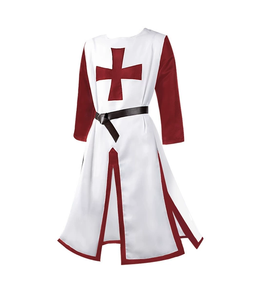 Tunic long sleeve red and white (belt not included)