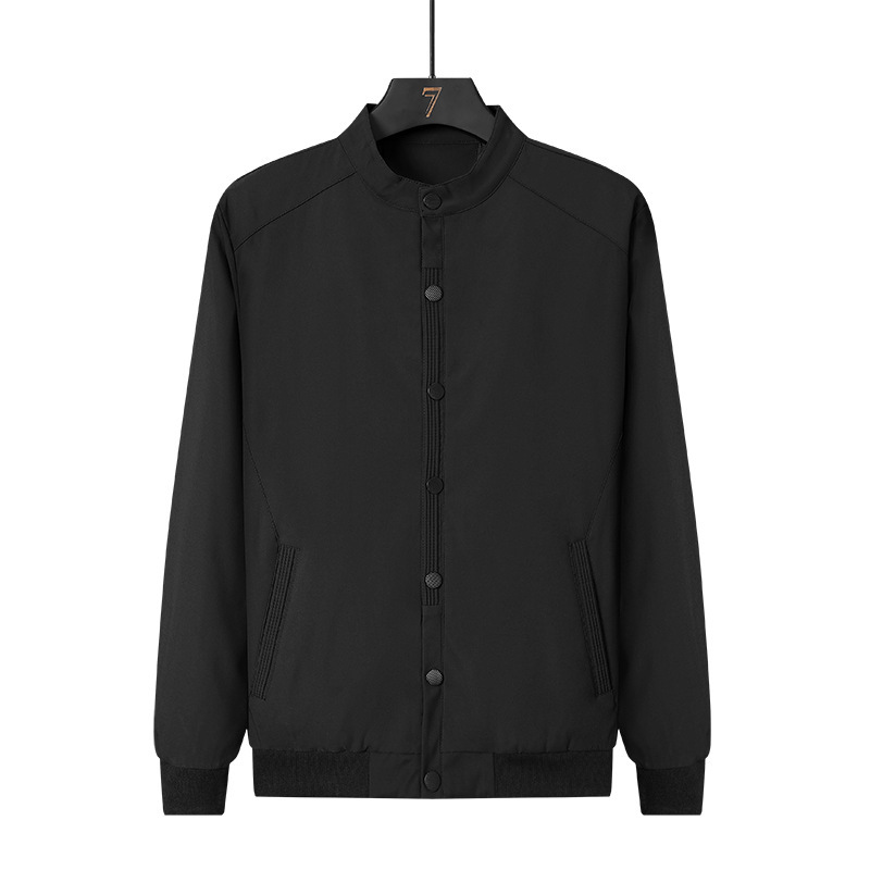 Chaqueta de un solo pecho abrigo de hombre otoño moda simple joven y de mediana edad suelta talla grande casual abrigo de Hombre Ropa de hombre