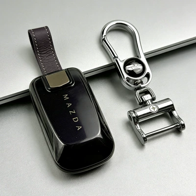 Max high-end pro car remote – Car key bag - mazda-g-model-transparent-black-metal-buckle
