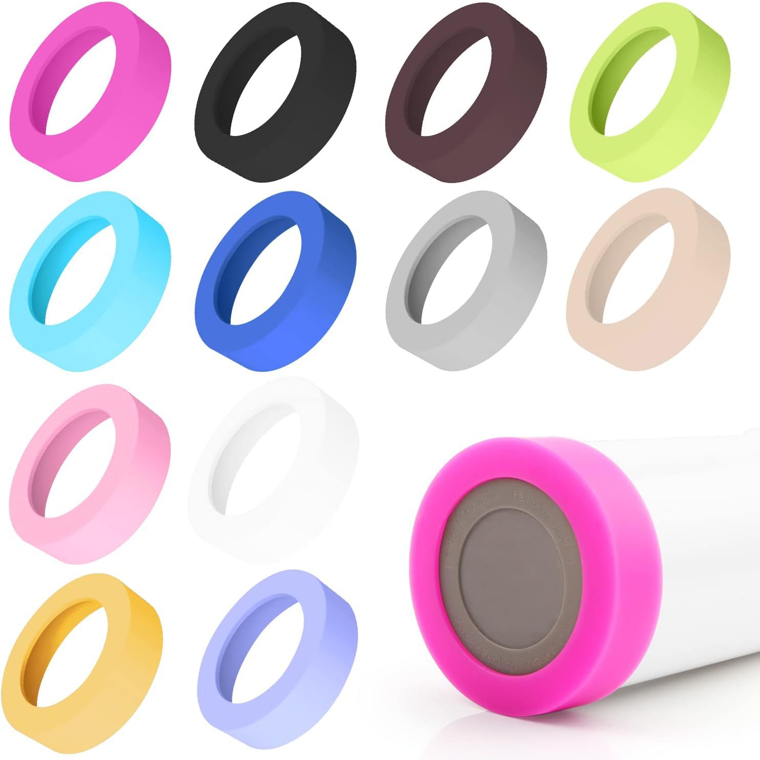 Cubierta inferior de la taza de aislamiento térmico de venta caliente transfronteriza 7,5 cm cubierta inferior de la taza de agua, base de la taza de soporte inferior, cubierta inferior de la taza de protección antideslizante