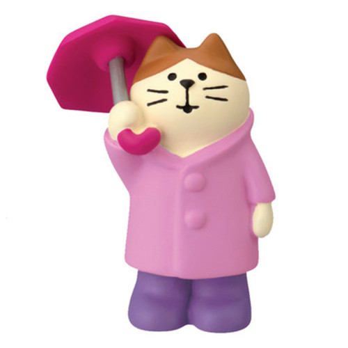 Japanese groceries Zakka summer rainy season series cute butterfly cat trendy miniature INS resin cat ornaments