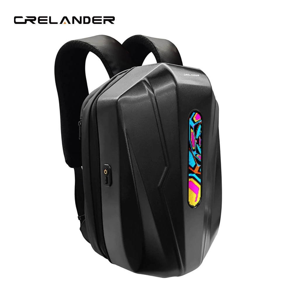 Crelander Evaluation светодиодный велосипед светящийся рюкзак Bluetooth DIY анимированный мотоцикл шлем для мужчин и женщин