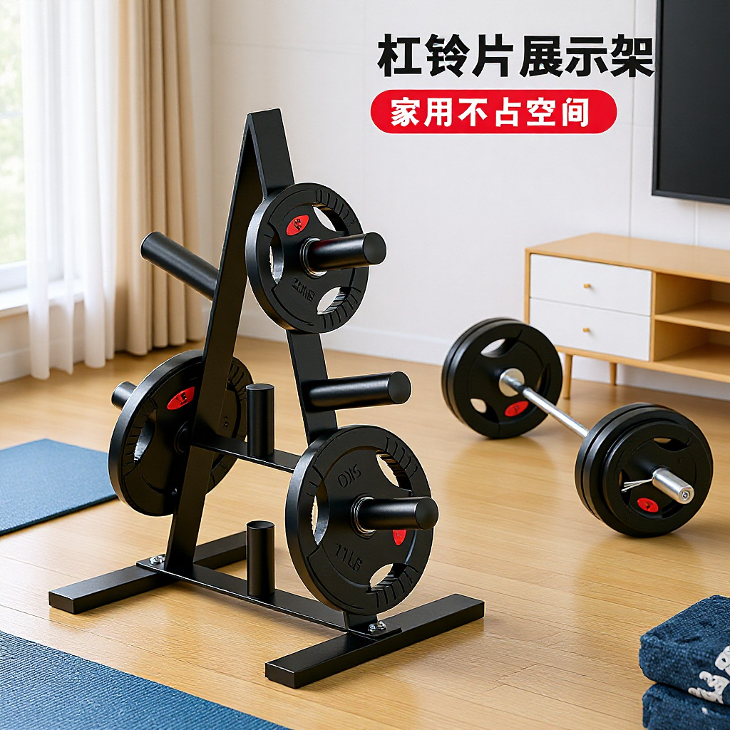 Barbell rack barbell piece rack dumbbell storage rack large hole barbell piece storage rack home fitness equipment factory wholesale