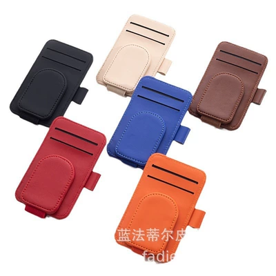 Car Glasses Clip/Bill Clip: Round Eyeglass Clip, Multifunctional