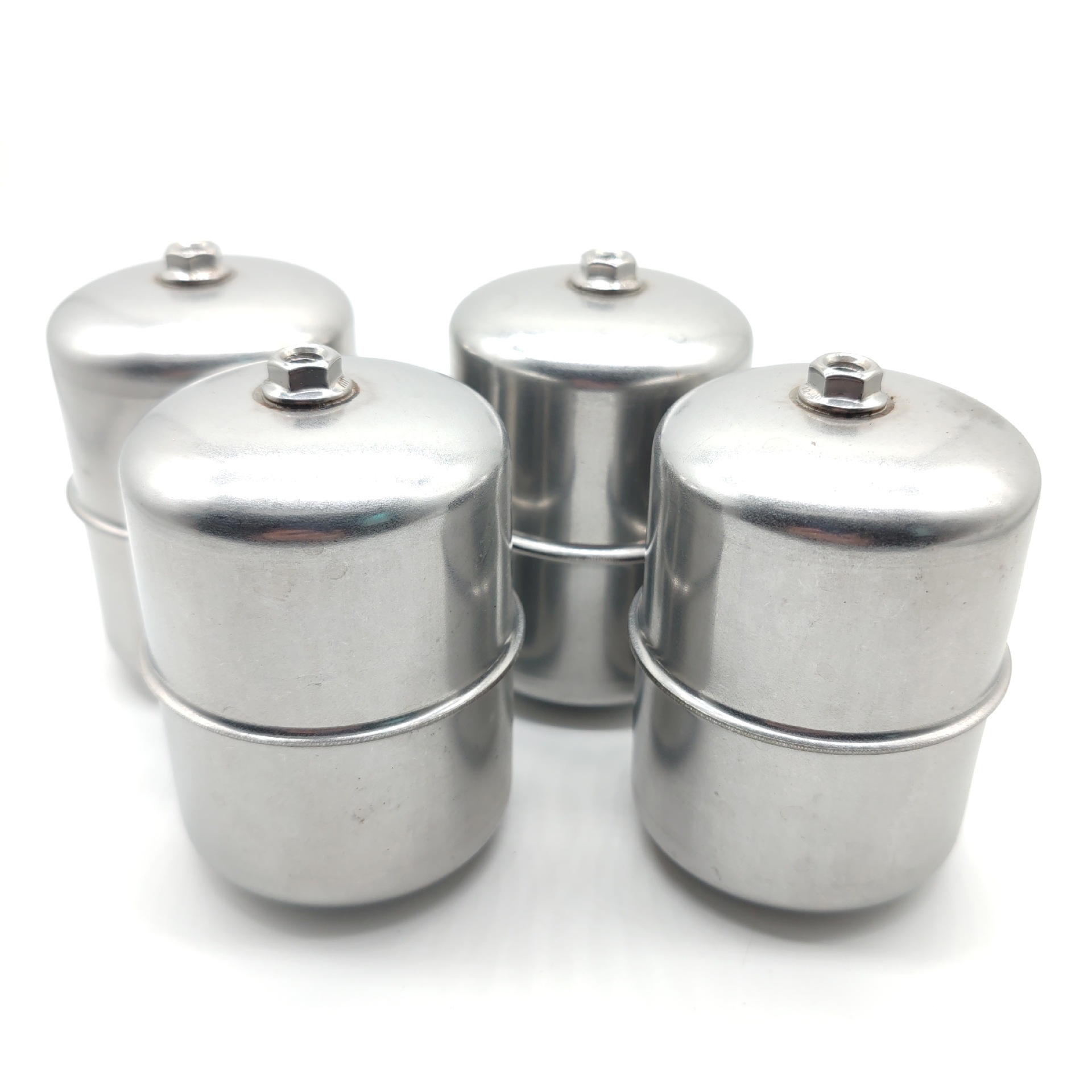 供应五金304不锈钢椭圆直径60mm长86空心水球浮球