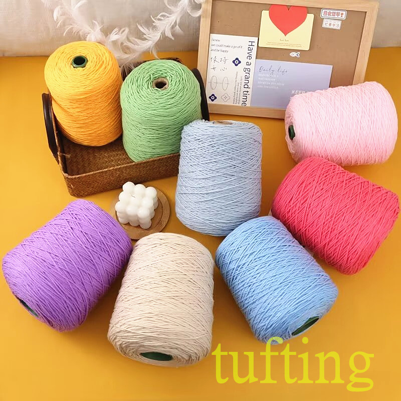 8-strand milk cotton wool tufting handmade chug special thread diy knitted scarf supply foreign trade eight-strand yarn