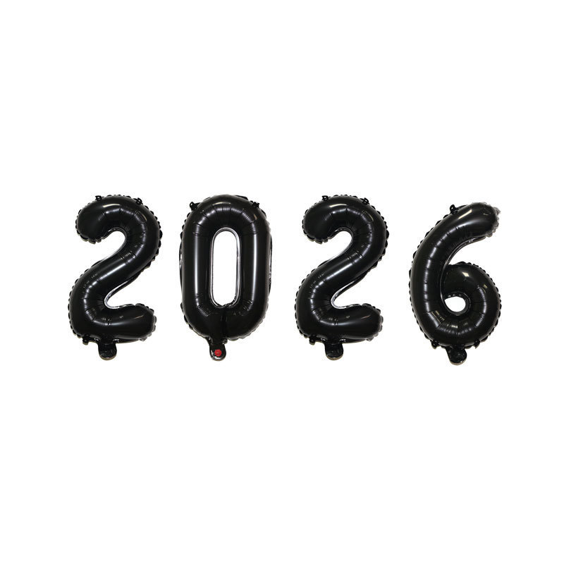 アメリカ版スリムボディ16インチ32inch 40inch数字アルミホイルバルーンセット2026アルミフィルムバルーン新年飾りバルーン|undefined