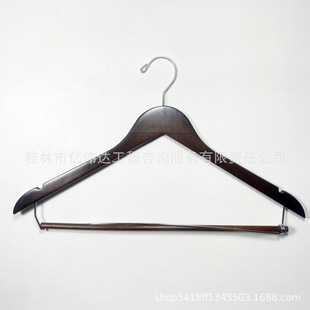 Hotel Hotel Clothing Home high quality Solid Wood Hanger Big Brand Hanger Printable LOGO