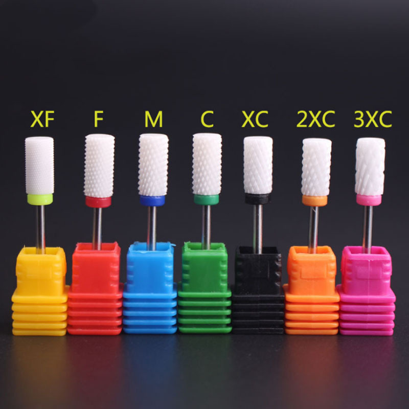 Cerámica de manicuras reemplazo de la broca de molienda Uña de eliminación de uñas piezas de molienda de la broca de maíz frontal