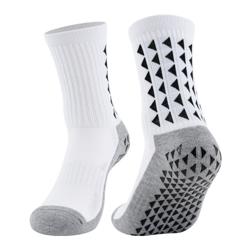 Football Socks, Men's Socks, Glue Anti-Slip Floor Socks, Practical Training Socks, Towel Bottom Short Cylindrical Thickened Professional Sports Socks