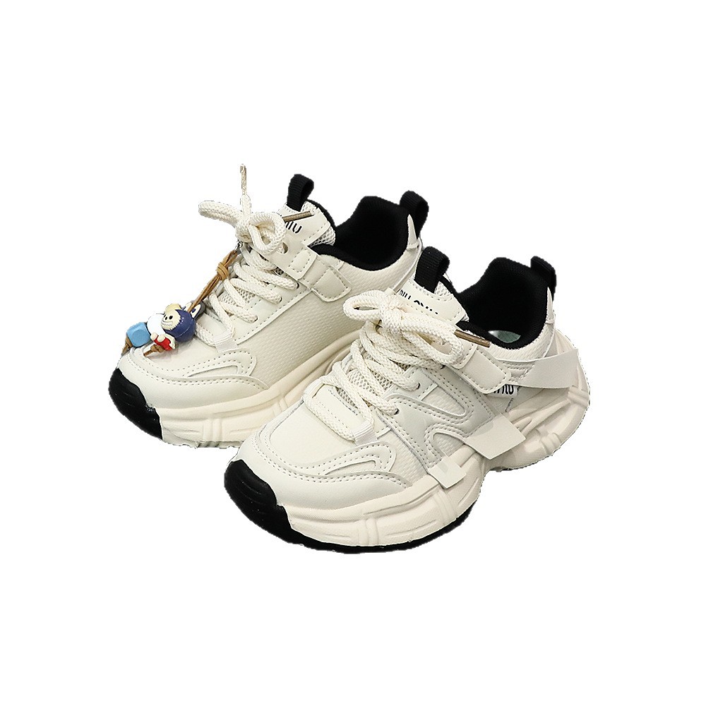 Zapatos deportivos de moda para niños zapatos de carreras diarios versátiles zapatos blancos de primavera nuevos zapatos de moda para papá 5344