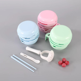 Amazon Baby Food Grinder Bowl Conditioner Baby Manual Food Grinder Cooker Tableware Set Wholesale