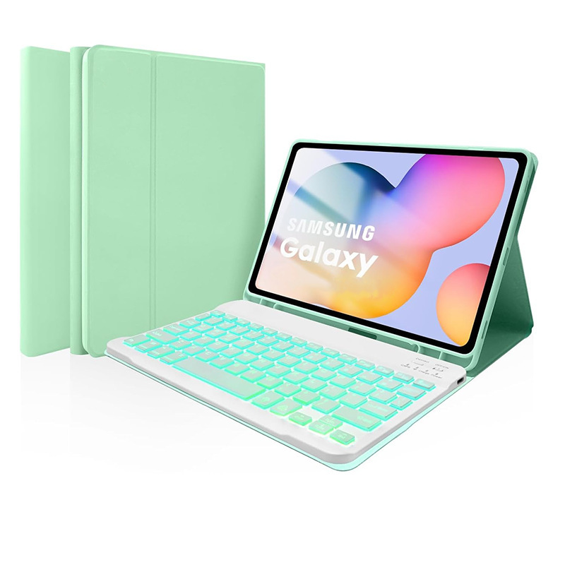 Samsung A9+ タブレット保護ケース X210 バックライト付き Bluetooth キーボードとレザーケース、クロスボーダーマウス、小規模言語 S に適しています。|undefined