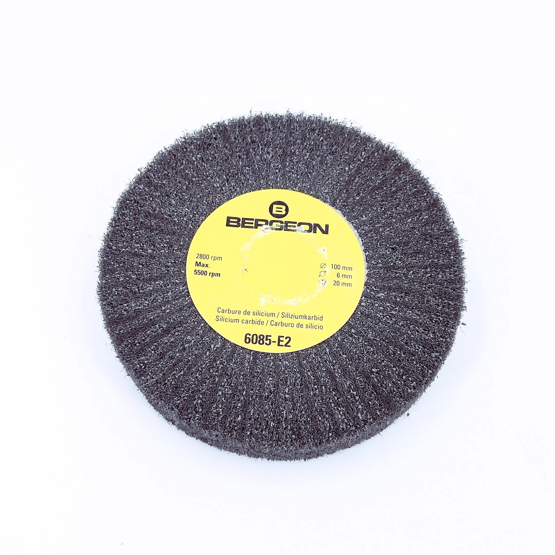 瑞士原装BERGEON6085 E2碳化硅细拉沙轮打磨轮手表翻新 修表工具